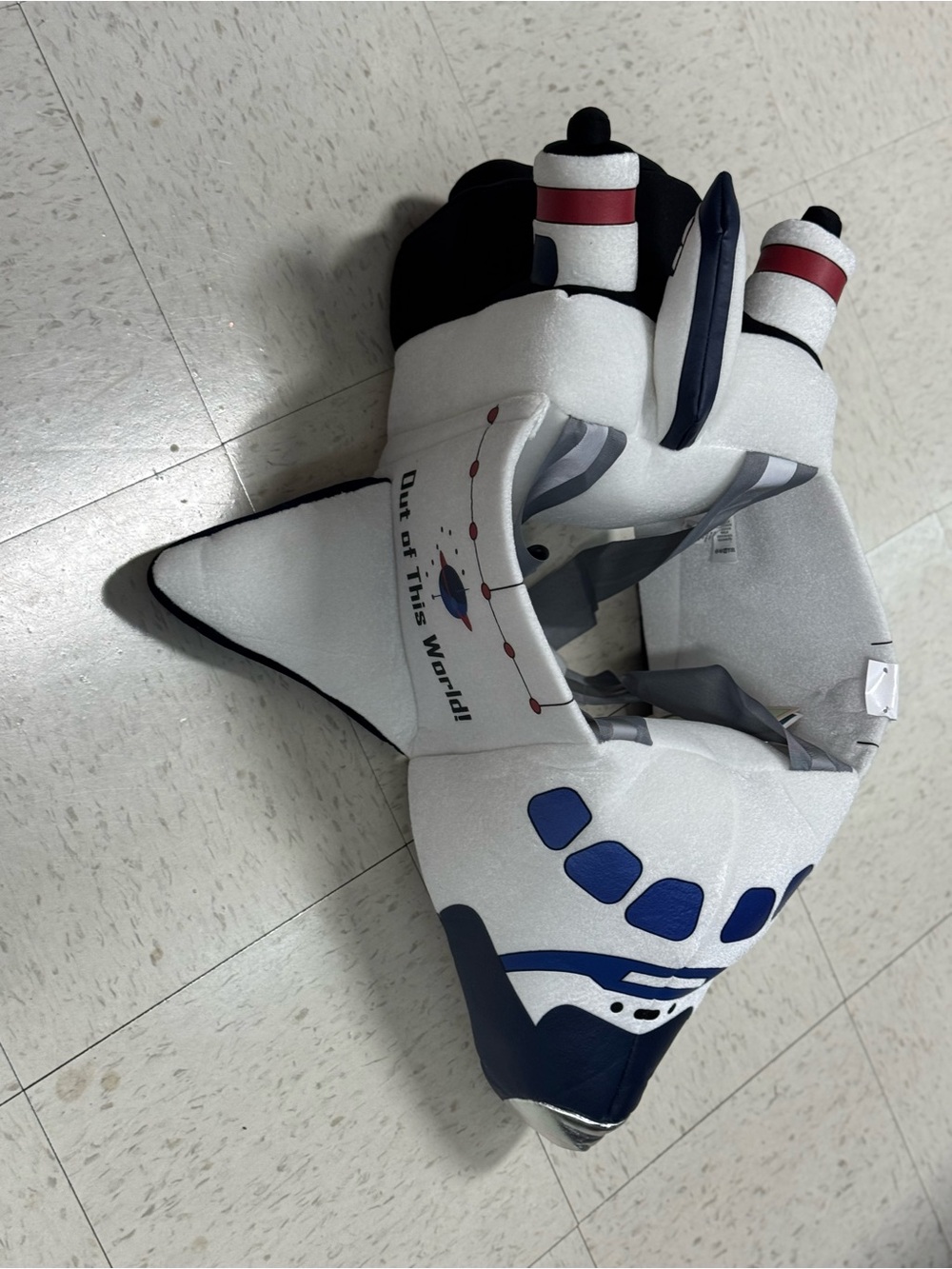 Space Shuttle Costume - White & Blue